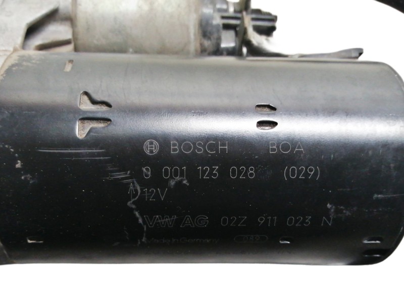 Recambio de motor arranque para volkswagen caddy ka/kb (2c) comfortline referencia OEM IAM 0001123028 02Z911023N 