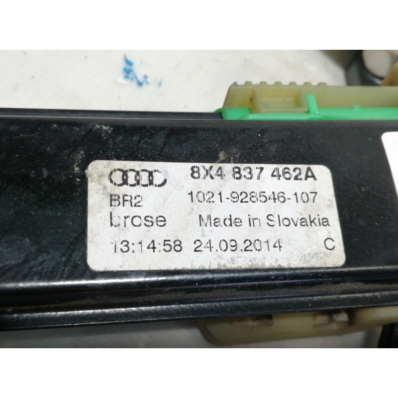 Recambio de elevalunas delantero derecho para audi a1 sportback (8xa) attraction referencia OEM IAM 8K0959802C 8X4837462A 