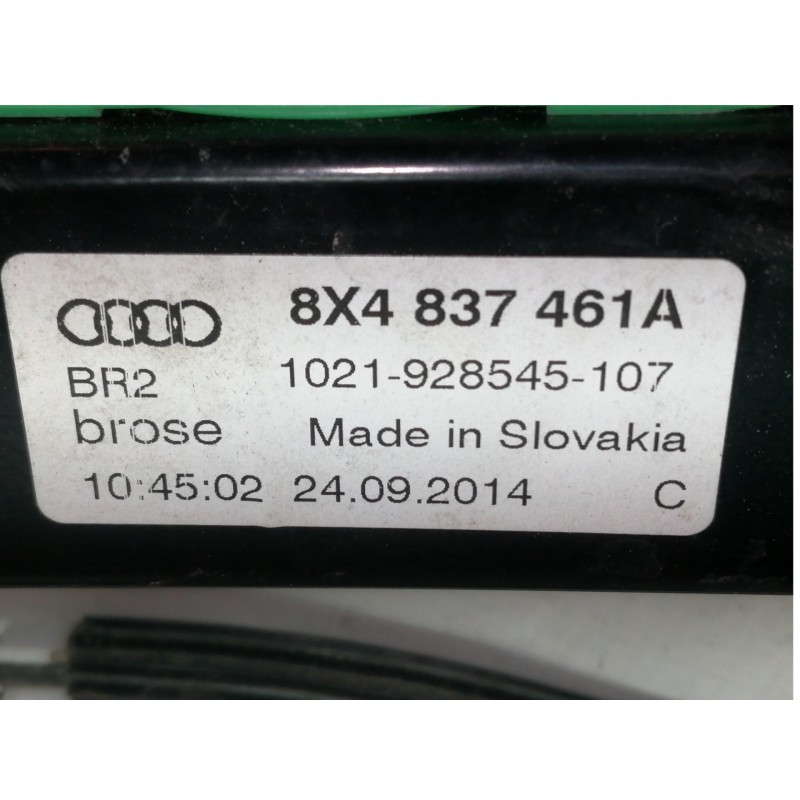 Recambio de elevalunas delantero izquierdo para audi a1 sportback (8xa) attraction referencia OEM IAM 8K0959801C 8X4837461A 