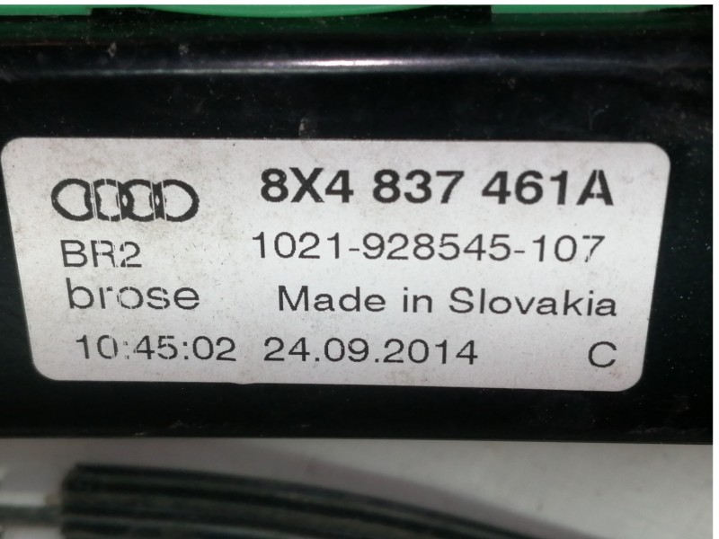 Recambio de elevalunas delantero izquierdo para audi a1 sportback (8xa) attraction referencia OEM IAM 8K0959801C 8X4837461A 