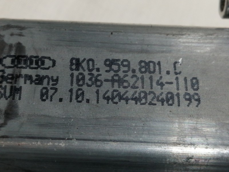 Recambio de elevalunas delantero izquierdo para audi a1 sportback (8xa) attraction referencia OEM IAM 8K0959801C 8X4837461A 