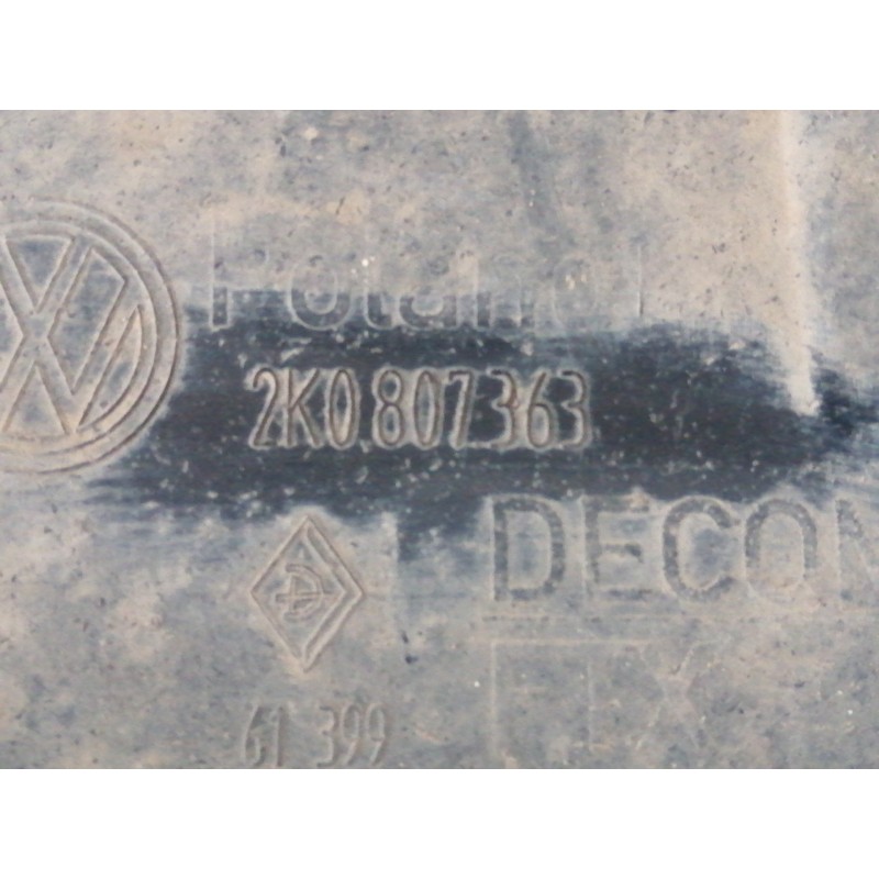 Recambio de paragolpes trasero para volkswagen caddy ka/kb (2c) comfortline referencia OEM IAM 2K0807363  