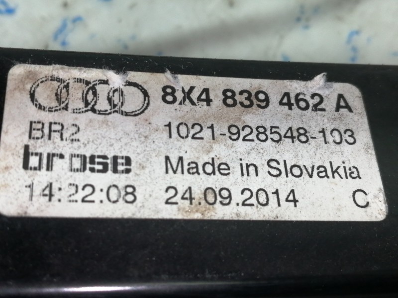 Recambio de elevalunas trasero derecho para audi a1 sportback (8xa) attraction referencia OEM IAM 8K0959811A 8X4839462A 