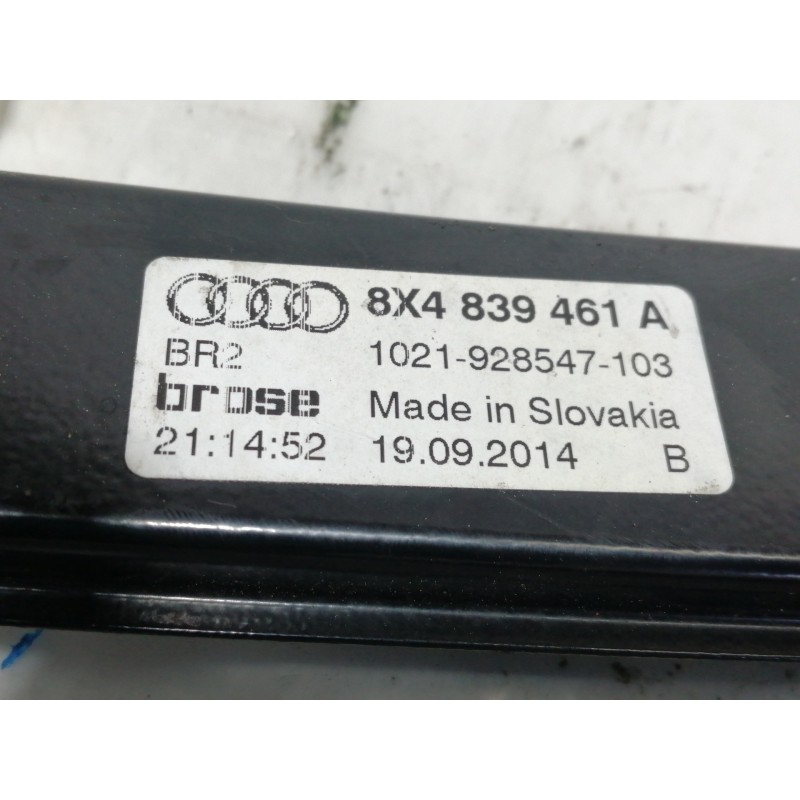 Recambio de elevalunas trasero izquierdo para audi a1 sportback (8xa) attraction referencia OEM IAM 8K0959812A 8X4839461A 