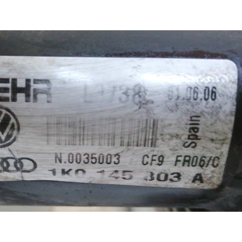 Recambio de intercooler para audi a3 (8p) 2.0 tfsi ambiente quattro referencia OEM IAM L3738 35003 