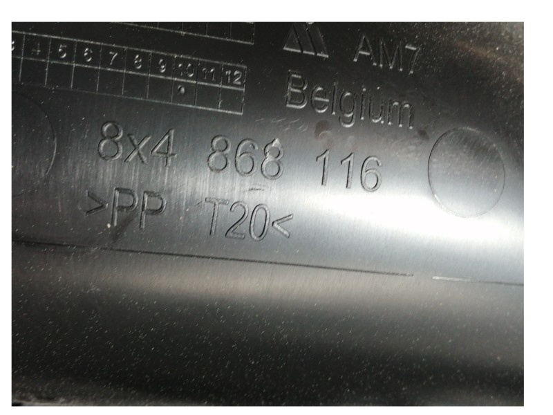 Recambio de guarnecido puerta trasera derecha para audi a1 sportback (8xa) attraction referencia OEM IAM 8X4868116 8X4867378 