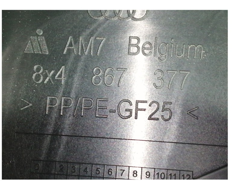 Recambio de guarnecido puerta trasera izquierda para audi a1 sportback (8xa) attraction referencia OEM IAM 8X4867377  