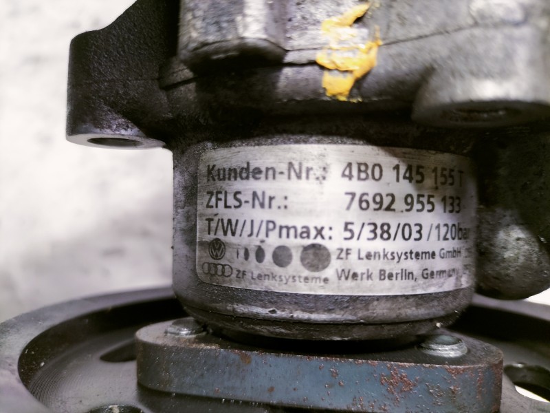 Recambio de bomba direccion para audi a6 berlina (4b2) 1.9 tdi referencia OEM IAM 4B0145155T 7692955133 038145255D 