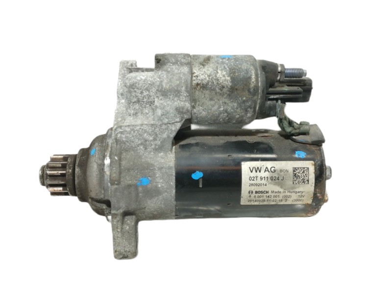 Recambio de motor arranque para audi a1 sportback (8xa) attraction referencia OEM IAM 02T911024J 28092014 