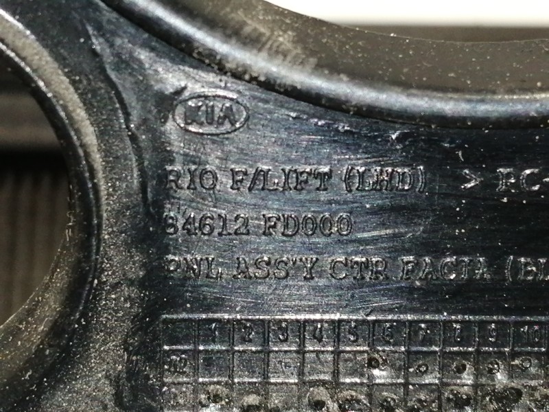 Recambio de moldura para kia rio ls berlina referencia OEM IAM 84612FD000  