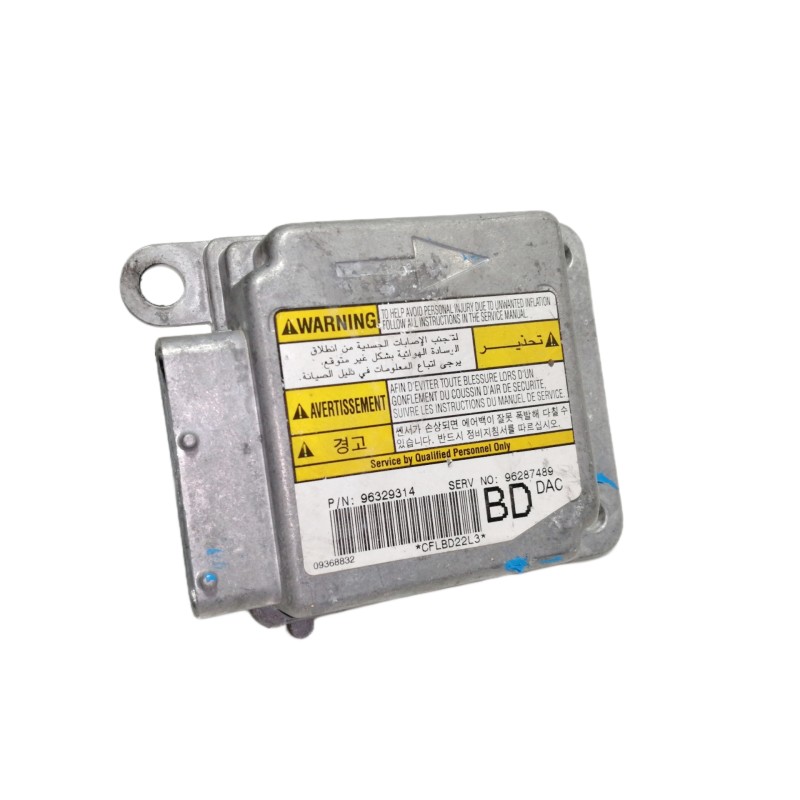 Recambio de centralita airbag para daewoo nubira berlina se (1999) referencia OEM IAM 96329314 96287489 