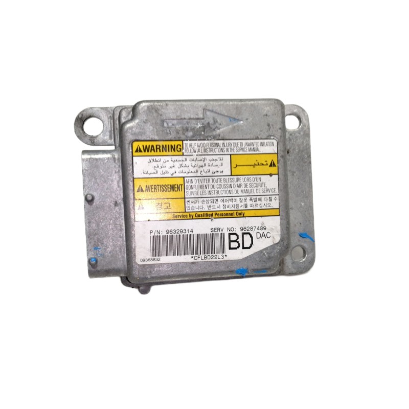Recambio de centralita airbag para daewoo nubira berlina se (1999) referencia OEM IAM 96329314 96287489 