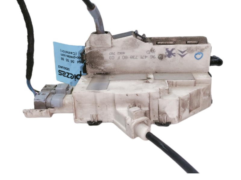 Recambio de cerradura puerta delantera derecha para citroën c4 berlina 1.6 16v cat (nfu / tu5jp4) referencia OEM IAM 9647173880F
