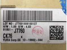 Recambio de caja reles / fusibles para kia xceed business referencia OEM IAM 91951J7760 J7760190816012  2