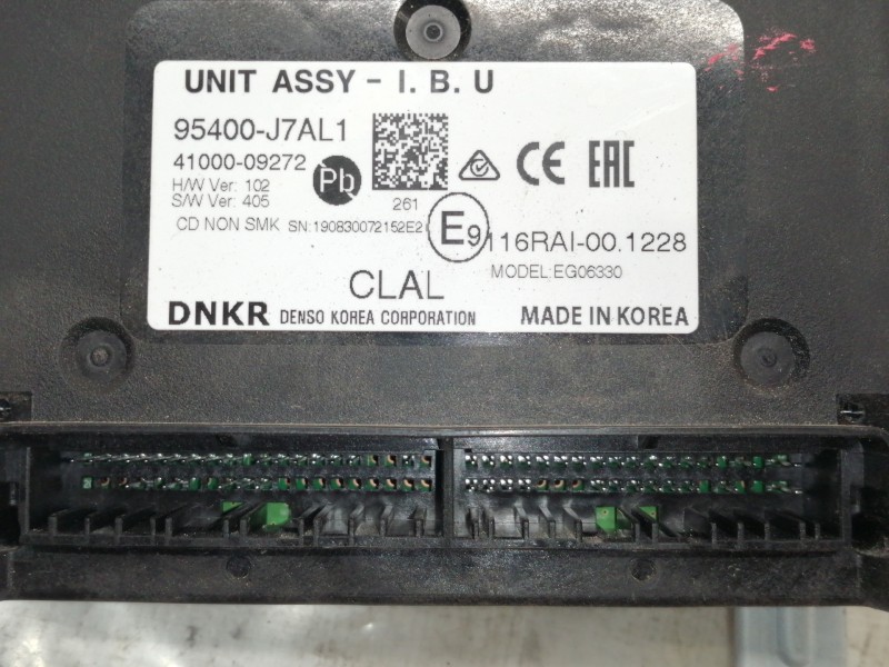 Recambio de modulo electronico para kia xceed business referencia OEM IAM 95400J7AL1 4100009272 EG06330 95400J7AL1 41000092721U 