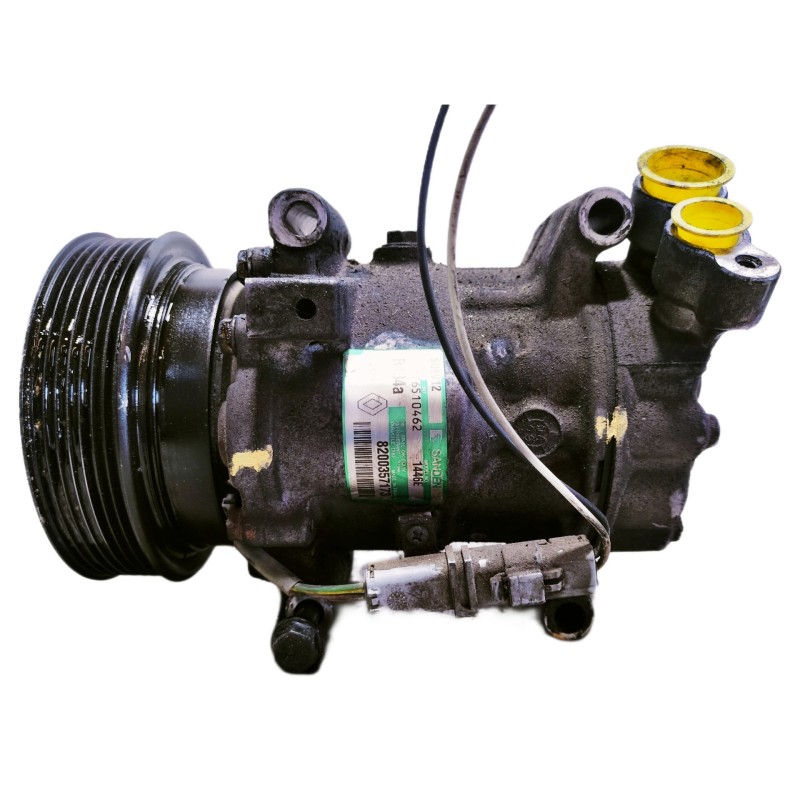 Recambio de compresor aire acondicionado para renault modus dynamique referencia OEM IAM 8200357173 01876510462 R134A 1446E SD6V