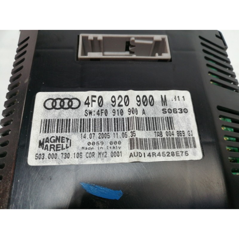 Recambio de cuadro instrumentos para audi a6 berlina (4f2) 2.4 referencia OEM IAM 4F0920900M 4F0910900A 