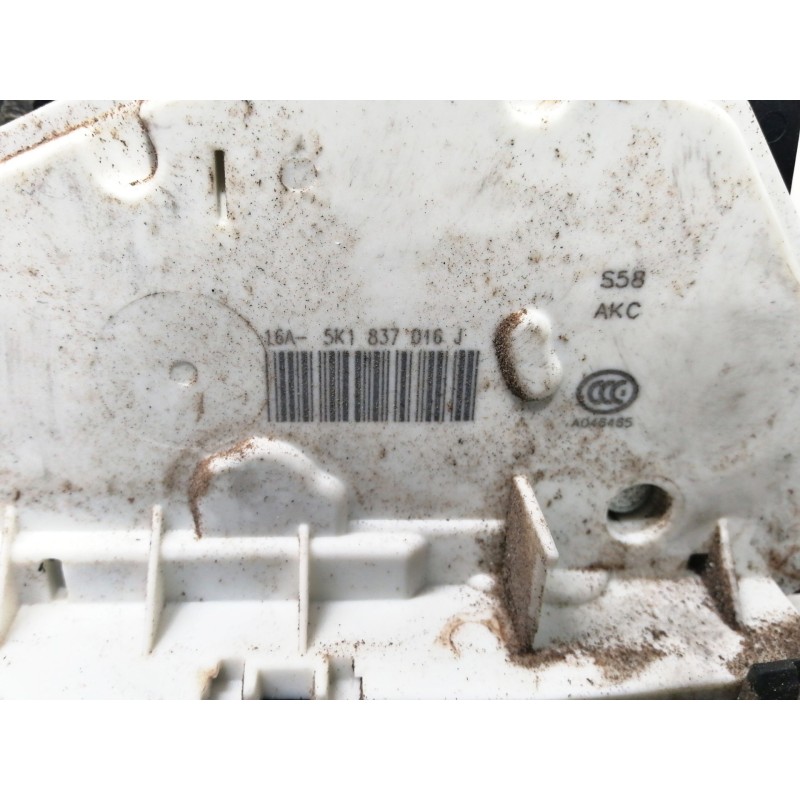 Recambio de cerradura puerta delantera derecha para seat leon (5f1) 1.2 tsi referencia OEM IAM 5K1837016J  