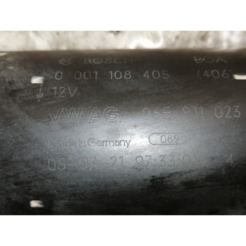 Recambio de motor arranque para audi a6 berlina (4f2) 2.4 referencia OEM IAM 06E911023C 0001108405 