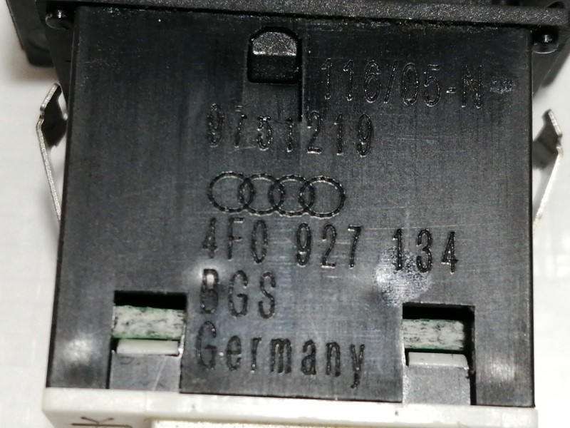 Recambio de interruptor para audi a6 berlina (4f2) 2.4 referencia OEM IAM 4F0927134  