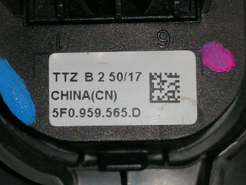 Recambio de mando elevalunas delantero izquierdo para seat leon (5f1) 1.2 tsi referencia OEM IAM  5F0959565D 
