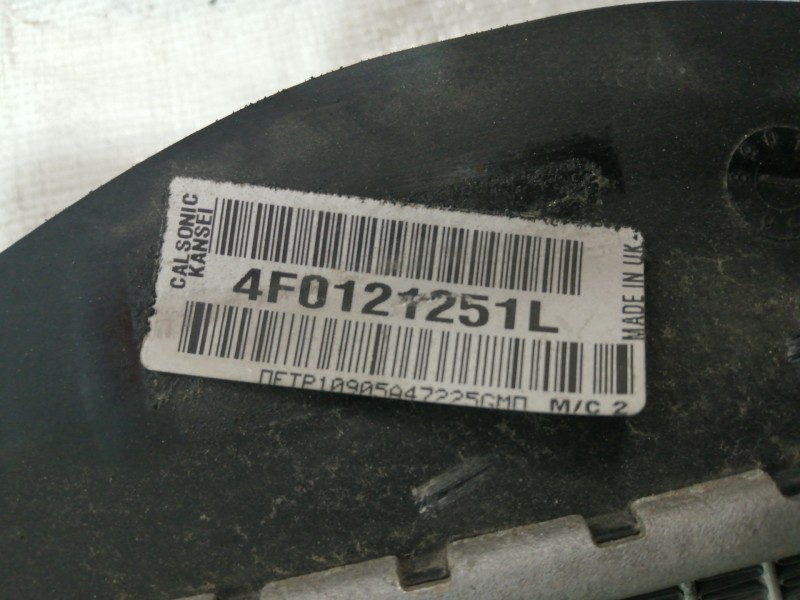 Recambio de radiador agua para audi a6 berlina (4f2) 2.4 referencia OEM IAM 4F0121251L  