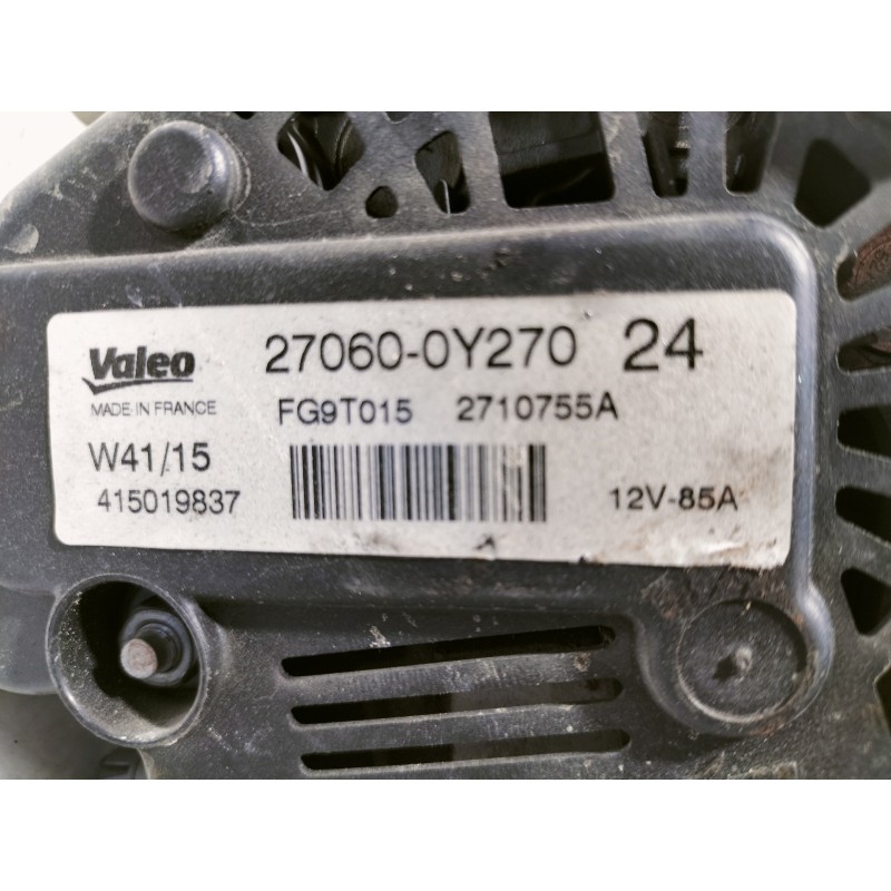 Recambio de alternador para toyota yaris active referencia OEM IAM 270600Y270  