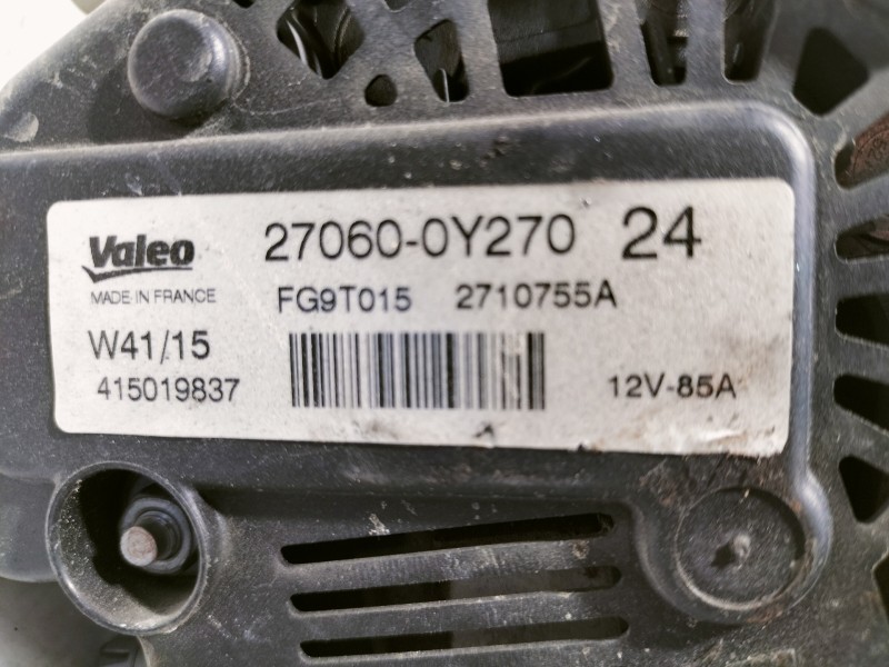 Recambio de alternador para toyota yaris active referencia OEM IAM 270600Y270  
