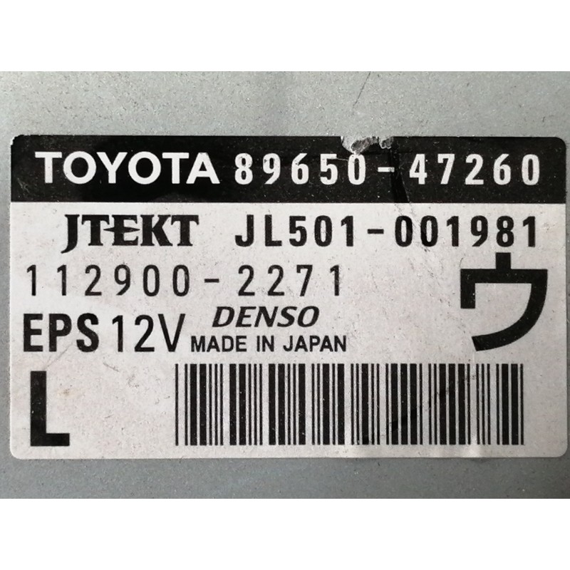 Recambio de centralita direccion para toyota prius (nhw30) advance referencia OEM IAM 8965047260 1129002271 / JL501001981 ESP