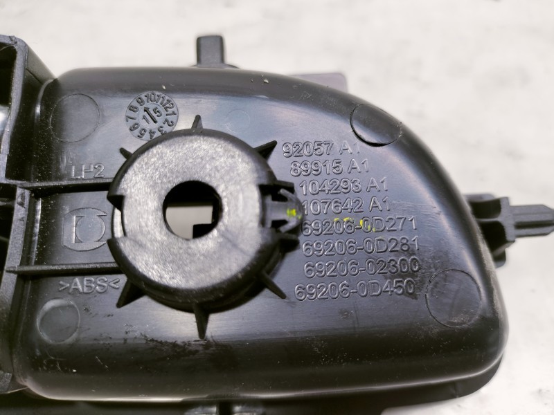 Recambio de cerradura puerta trasera izquierda para toyota yaris active referencia OEM IAM 02014120F2 89915A1 