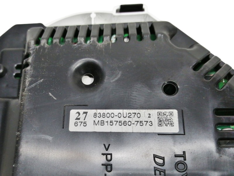 Recambio de cuadro instrumentos para toyota yaris active referencia OEM IAM 838000U270 MB1575607573 