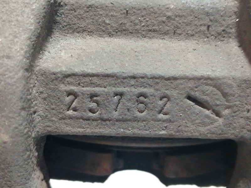 Recambio de pinza freno delantera derecha para opel zafira b cosmo referencia OEM IAM FN35725 25762 ATE