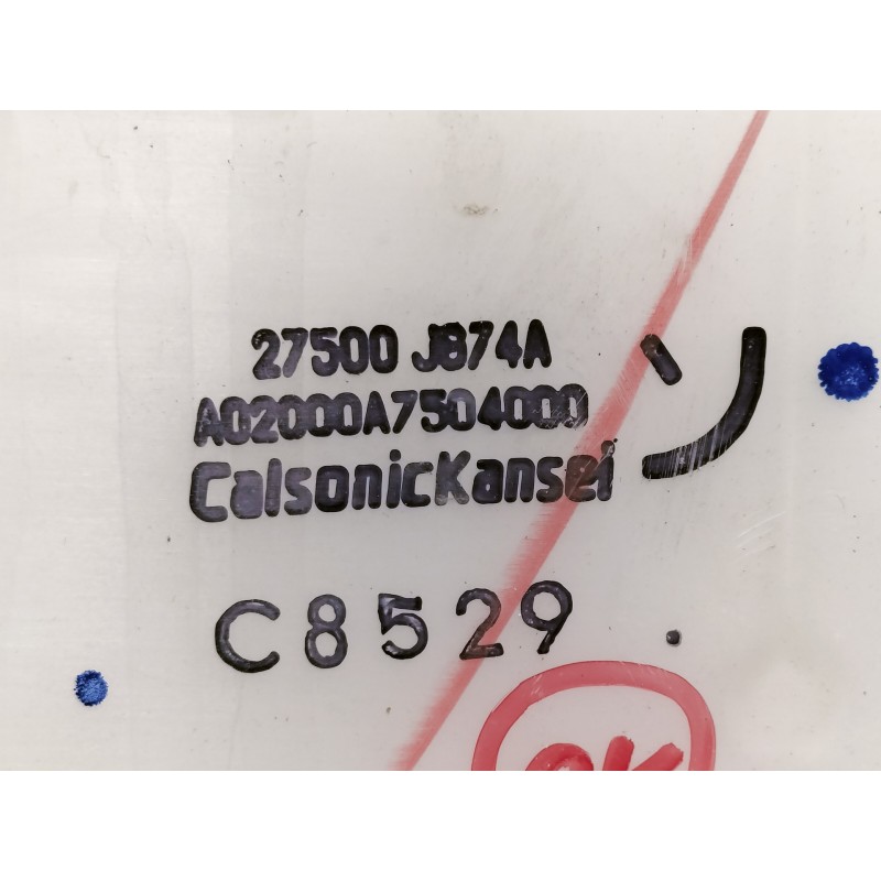 Recambio de mando calefaccion / aire acondicionado para nissan x-trail (t31) le referencia OEM IAM A02000A7504000 27500JB74A 