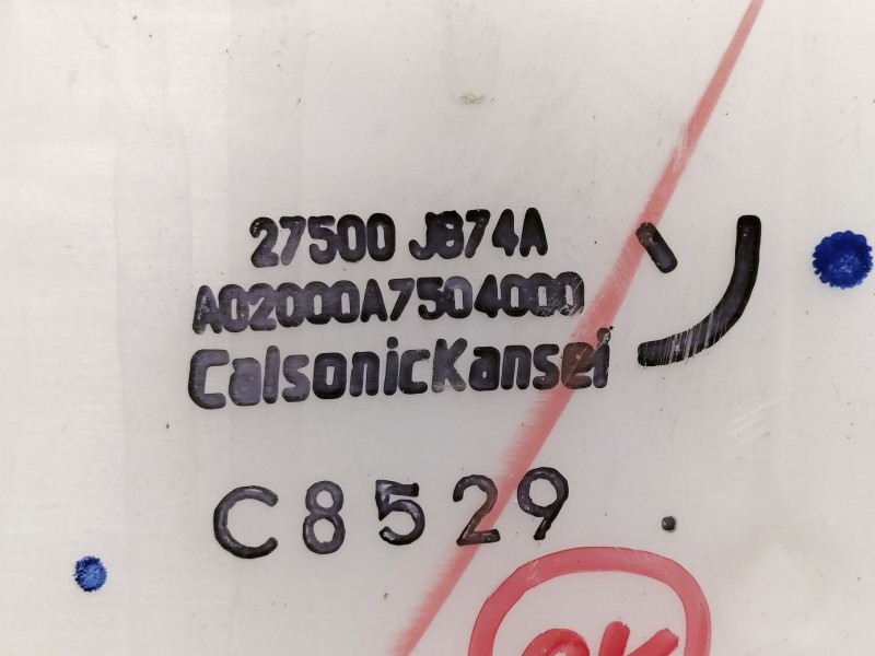 Recambio de mando calefaccion / aire acondicionado para nissan x-trail (t31) le referencia OEM IAM A02000A7504000 27500JB74A 