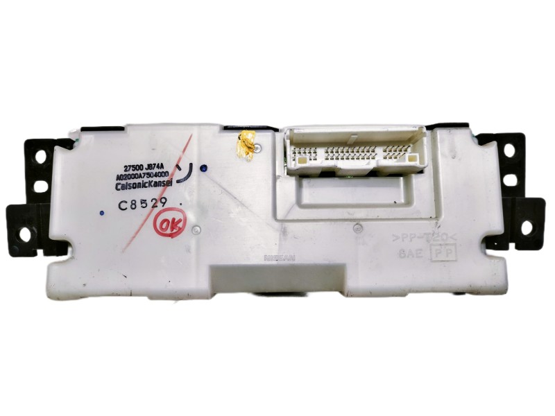 Recambio de mando calefaccion / aire acondicionado para nissan x-trail (t31) le referencia OEM IAM A02000A7504000 27500JB74A 