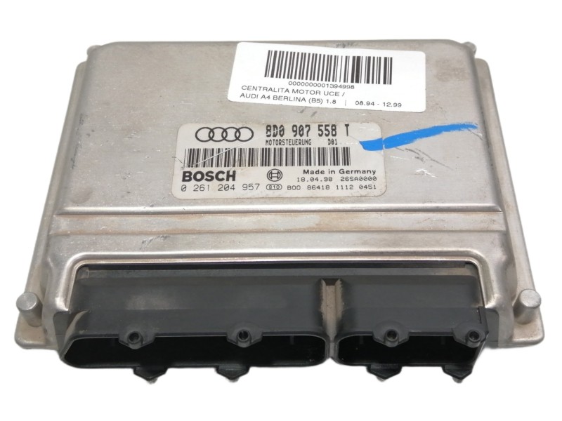 Recambio de centralita motor uce para audi a4 berlina (b5) 1.8 referencia OEM IAM 8D0907558T 0261204957 