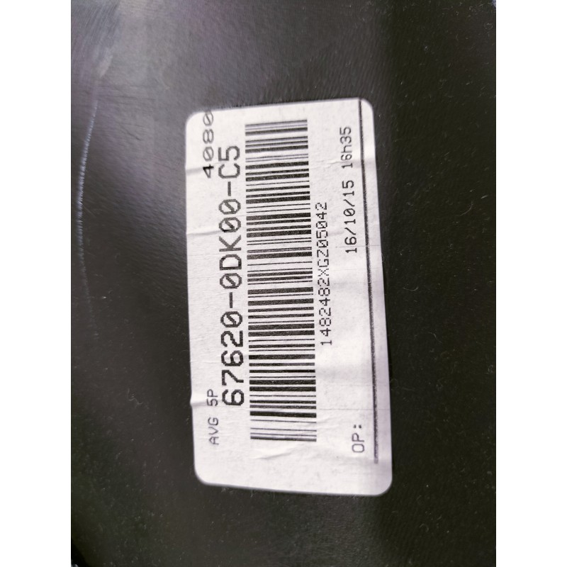 Recambio de guarnecido puerta delantera izquierda para toyota yaris active referencia OEM IAM 676200DK00C5  