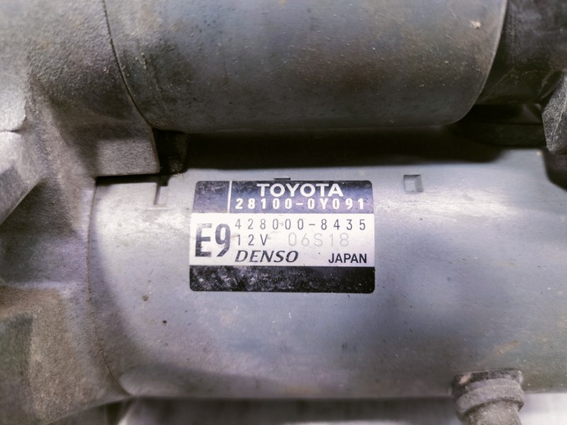 Recambio de motor arranque para toyota yaris active referencia OEM IAM 281000Y091 4280008435 