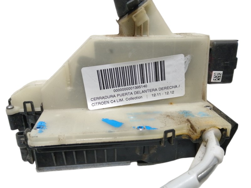 Recambio de cerradura puerta delantera derecha para citroën c4 lim. collection referencia OEM IAM 9685351480 9660525380 96859502