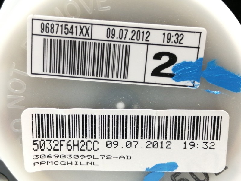 Recambio de cinturon seguridad trasero derecho para citroën c4 lim. collection referencia OEM IAM 96871541XX 5032F6H2CC 