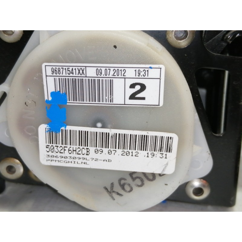 Recambio de cinturon seguridad trasero izquierdo para citroën c4 lim. collection referencia OEM IAM 96871541XX 5032F6H2CB 