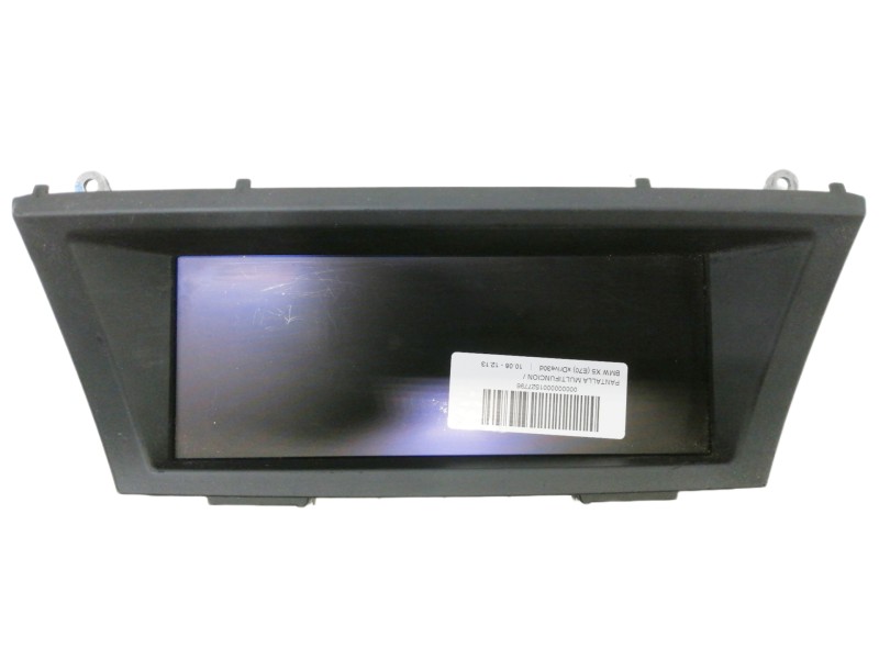 Recambio de pantalla multifuncion para bmw x5 (e70) xdrive30d referencia OEM IAM 201672101 002194697 922368201 0021946972016721 
