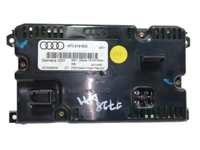 Recambio de pantalla multifuncion para audi a6 berlina (4f2) 2.4 referencia OEM IAM 4F0919603 A2C53080033 