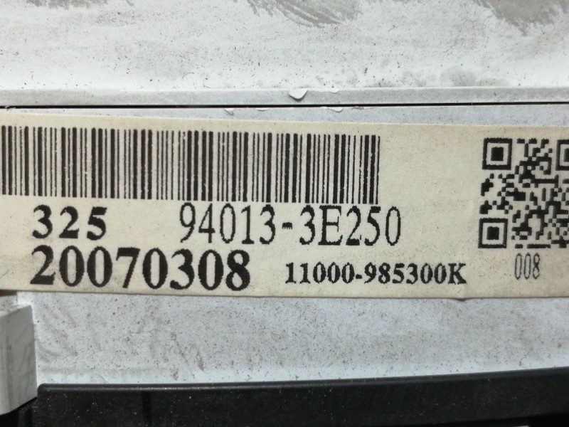 Recambio de cuadro instrumentos para kia sorento 2.5 crdi active referencia OEM IAM 940133E250 20070308 11000985300K