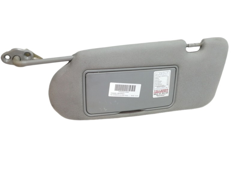 Recambio de parasol izquierdo para kia sorento 2.5 crdi active referencia OEM IAM   