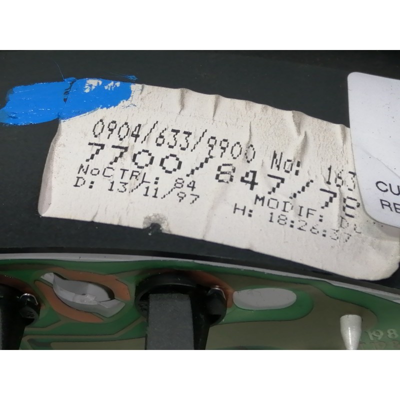 Recambio de cuadro instrumentos para renault megane i scenic (ja0) 1.6e rn referencia OEM IAM 7700847782  