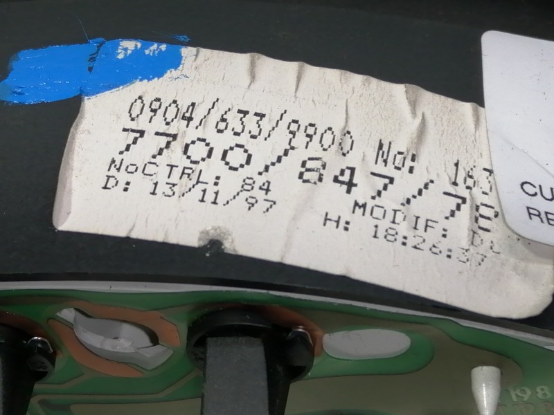 Recambio de cuadro instrumentos para renault megane i scenic (ja0) 1.6e rn referencia OEM IAM 7700847782  