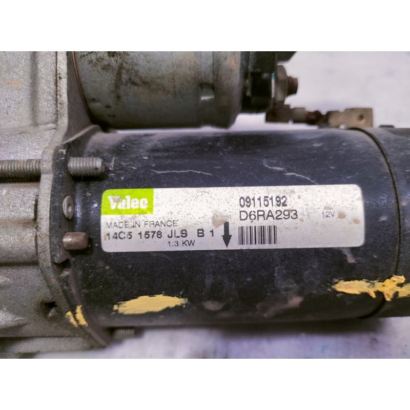 Recambio de motor arranque para opel corsa c cosmo referencia OEM IAM 09115192 D6RA293 