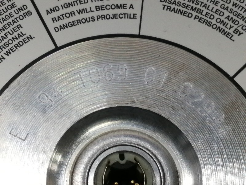 Recambio de airbag delantero izquierdo para mercedes-benz clase c (w202) berlina 180 (202.018) referencia OEM IAM E94T0690102994