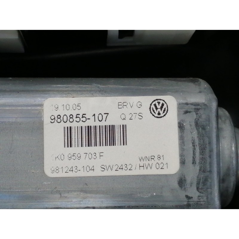 Recambio de elevalunas trasero izquierdo para volkswagen passat berlina (3c2) highline referencia OEM IAM 3C4839755H 980861107 /